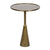 Hiro Side Table, Antique Brass